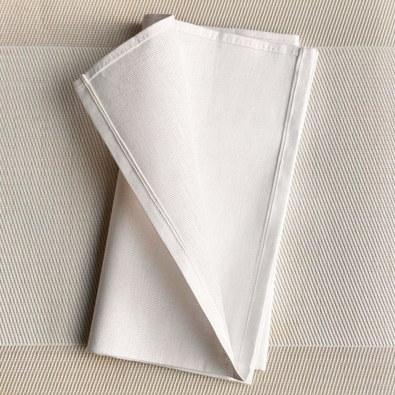 Gastro-Halbleinenserviette weiß Gastro-Halbleinenserviette weiß