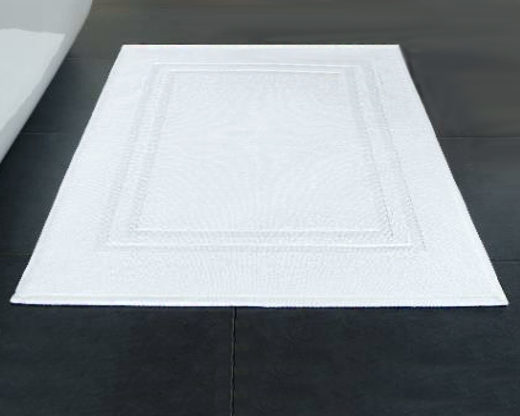 Badvorleger-Badematte weiss 800gr/m² Badvorleger-Badematte weiss 800gr/m²