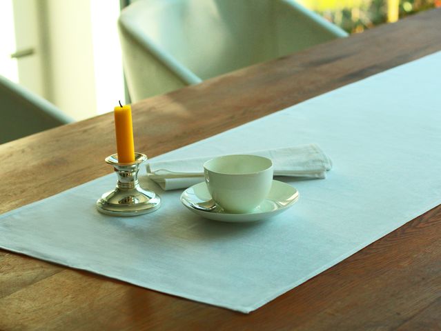 Gastro-Tischläufer in weiß