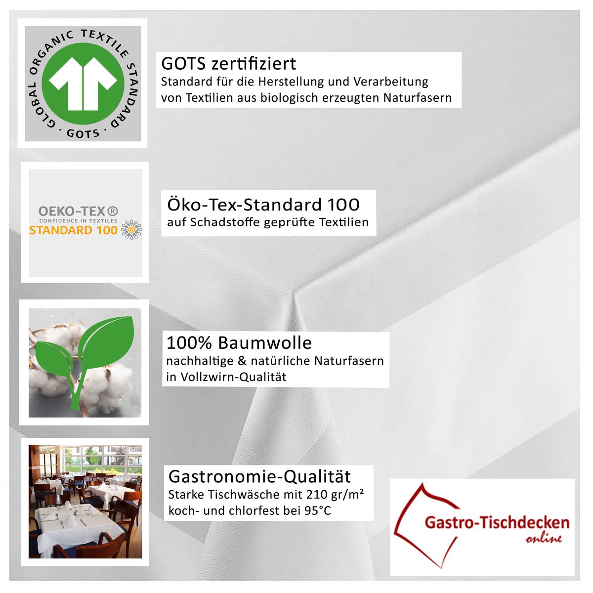 GOTS-zertifiziert & nach ÖKO-Tex-Standard produziert